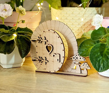 Wood Shape Mini Fairy Door KIT