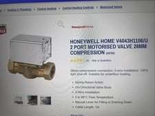 Honeywell V4043H1106 28mm