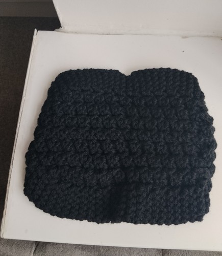Black knitted ear - knitted,
