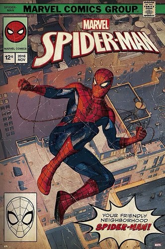 Spideman glossy poster - a3,
