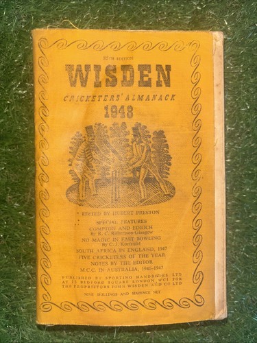 Wisden cricketers almanack - wisden, cricketers'