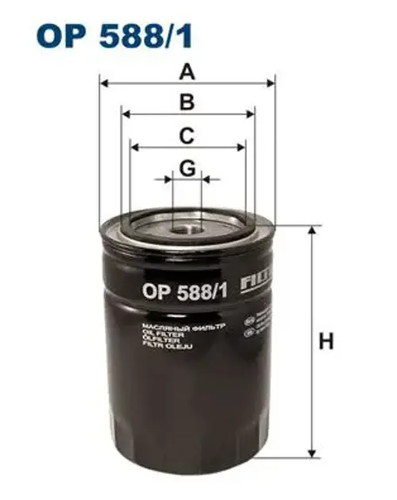 Oil filter spin op - spin-on,