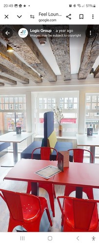 Restaurant booth seating