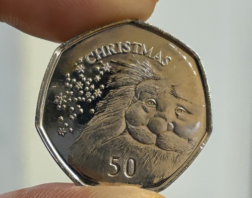 2007 gibraltar 50p fifty pence - 2007,