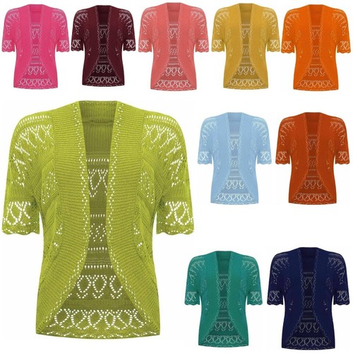 Women crochet knitted bolero - women,