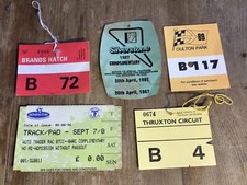 Vintage Car Racing Tickets