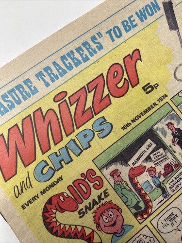 Whizzer and chips comic 16th - and,