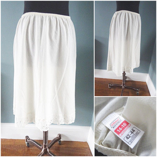 Vintage half slip petticoat - vintage,
