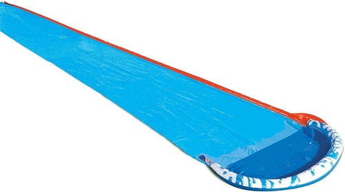 Inflatable water slide with - water,