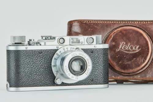 Leica with elmar - leica,