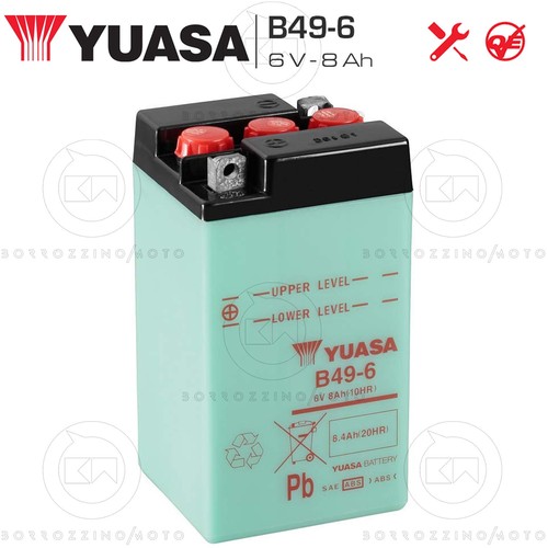 Yuasa b49 8ah battery - b49-6, for