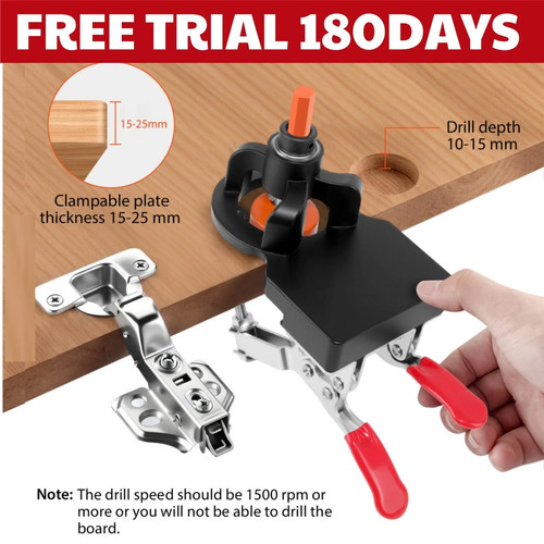 Hinge jig drill - hinge,