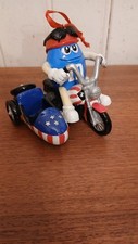 M&M's World Blue Motorbike Christmas Tree Decoration