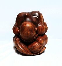 Weeping buddah 20cm x 20cm  approx carved wood