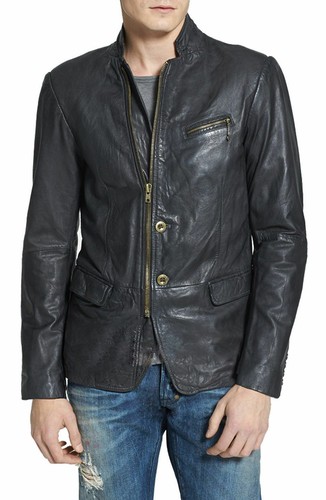 New men genuine sheepskin - men's,