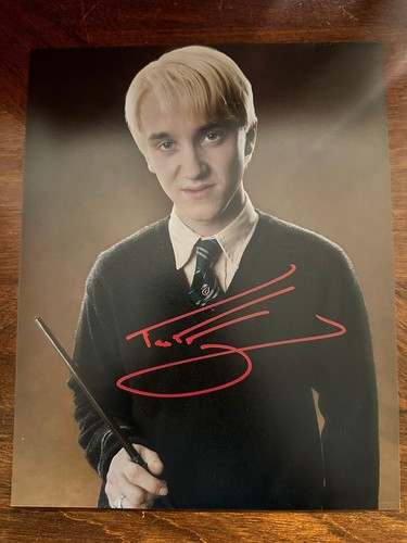 Tom felton signed harry - harry, potter