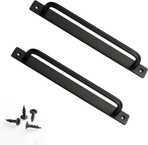 Pair black pull barn - of,