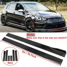 78.7'' Gloss Black Side Skirt