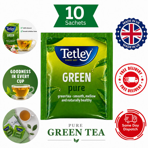Tetley pure green tea - green, –