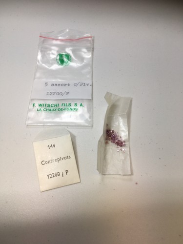 Pocket watch endstones parts - pocket,