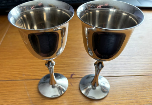 Pair grenadier england silver - england,