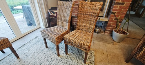 Wicker rattan dining - rattan, chairs