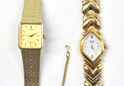 Vintage pulsar gold tone - vintage,