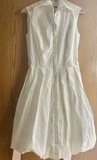 Samuel Dong White Bubble Dress