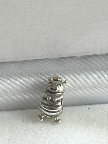 Queen bee 925 silver charm - silver, charm-