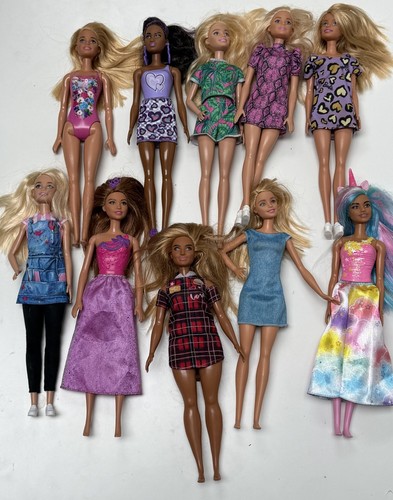 Barbie doll bundle joblot - barbie, 10