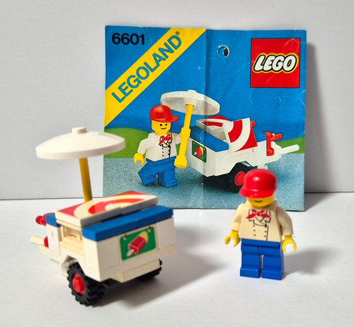 Vintage lego town ice - vintage, cream
