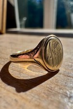 Men’s Antique Gold Signet Ring (Year 1863, Size N.5, 9ct)