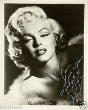MARILYN MONROE Signed