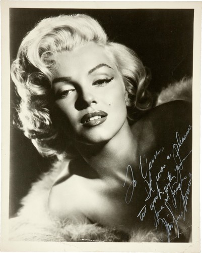 Marilyn monroe signed - marilyn,