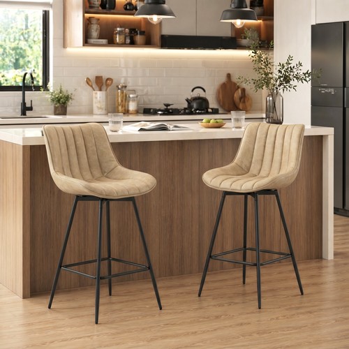 Homcom swivel bar stools - swivel, set
