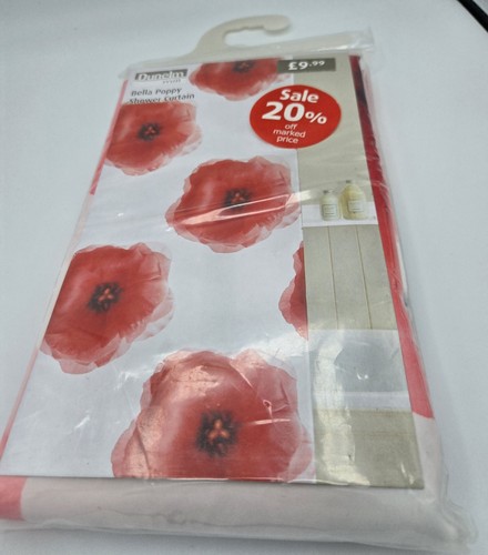 Dunelm bella poppy shower - dunelm,