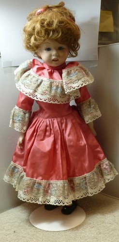 French bisque head doll - bisque,