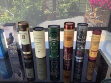 Eight  EMPTY Whisky Bottle Boxes See The Details In My Description.