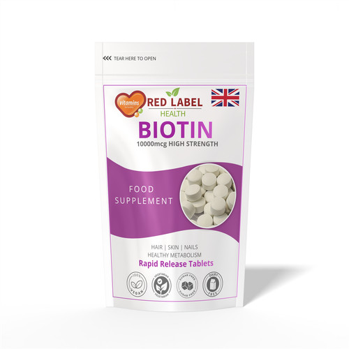 Biotin 000mcg tablets max - biotin, 10,000mcg