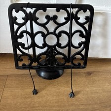 Vintage Book Stand Recipe Book Stand In Black Cast Iron Adjustable