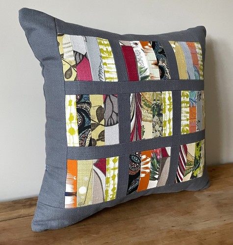 Patchwork decorative cushion - decorative,