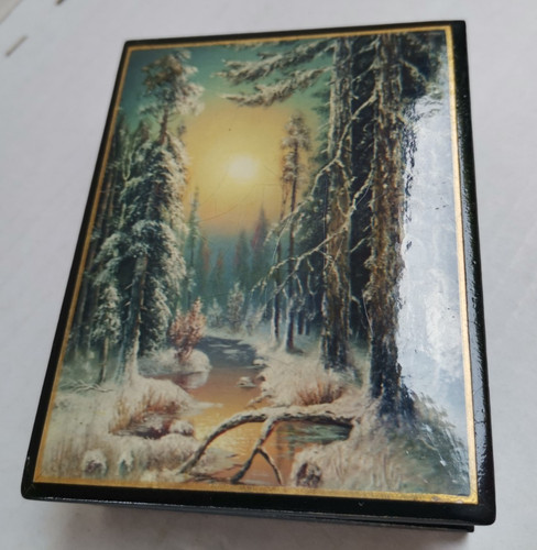 Jewellery trinket box winter - jewellery,
