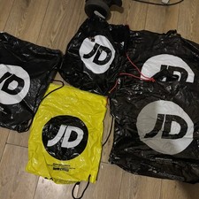 JD Sports Drawstring Bag black