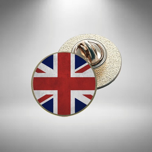 Union jack pin badge lapel - pin,