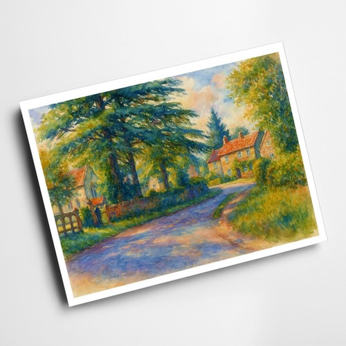 Print by the church - a4,