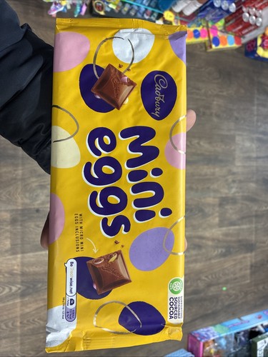Cadbury mini eggs bar 360g - eggs,