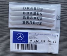 New 4x Mercedes Benz BRABUS Wheel Badge Emblems/Stickers UK Seller 🇬🇧