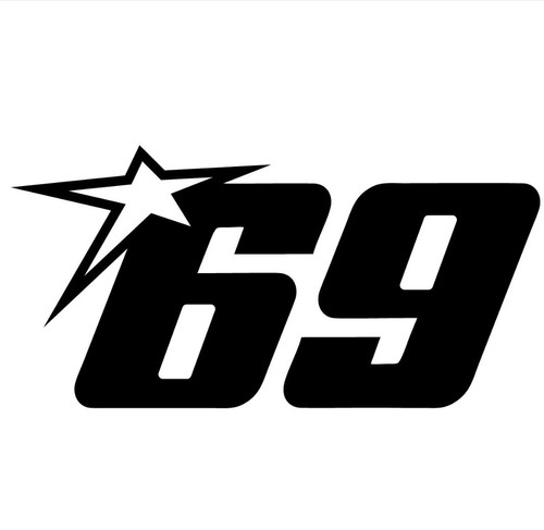 Racing numbers vinyl - numbers, decal