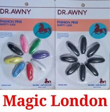 DR.AWNY HIJAB PINS 8 SNAG FREE HIJAB PINS SCARF PINS SAFETY PINS FASHION PINS 