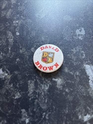 David brown tractor badge - david,